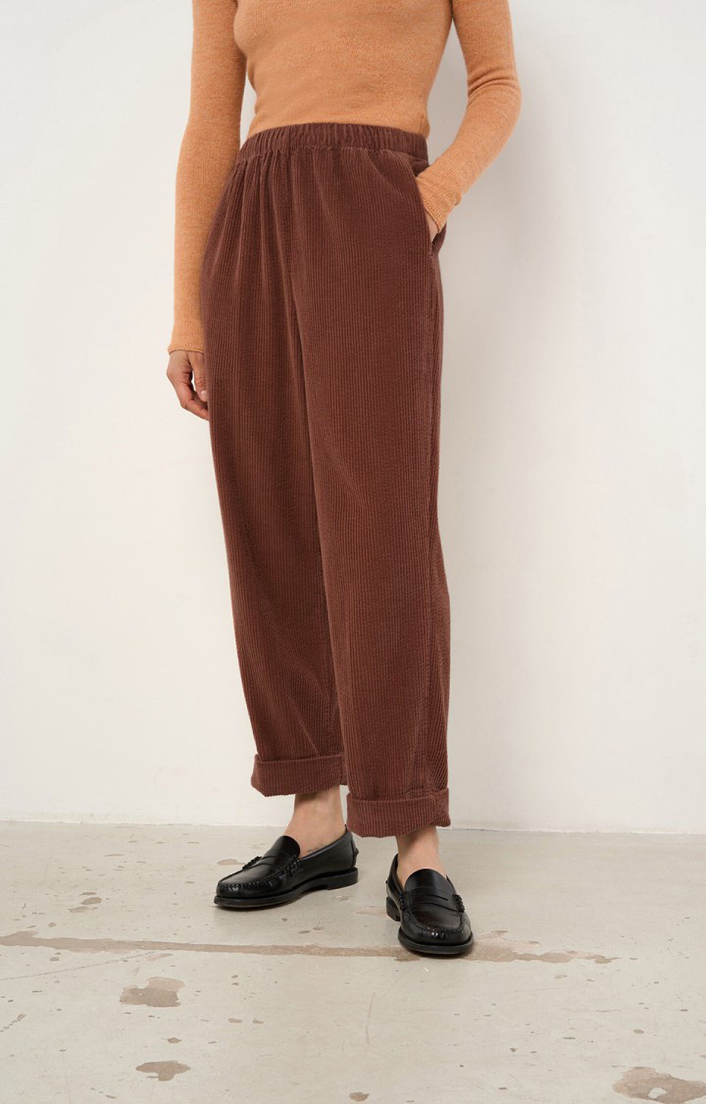 Women's trousers Padow - DESIRE Brown - H21 | American Vintage