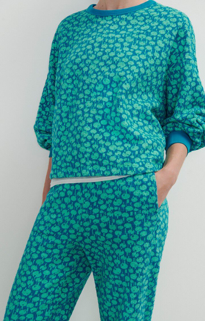 Women's sweatshirt Bobypark - JOJO - Blue - Vert - XS-S