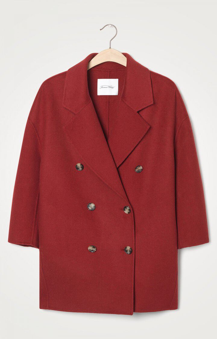 Women's coat Dadoulove, CHERRY, hi-res