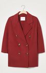 Women's coat Dadoulove, CHERRY, hi-res