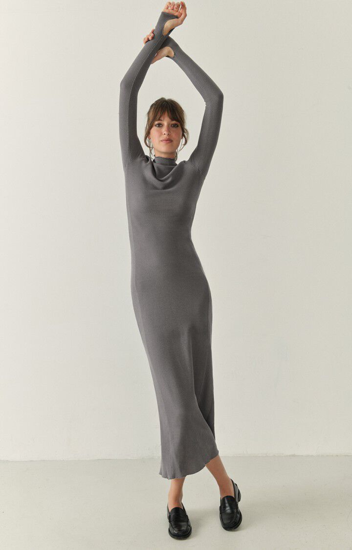 Women's dress Sovy - MISTY 70 Long sleeve Grey - H22 | American 