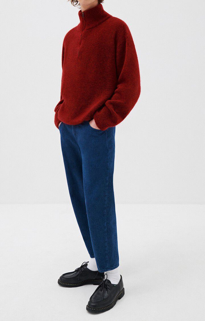 Men's jumper Zabidoo, RED MELANGE, hi-res-model