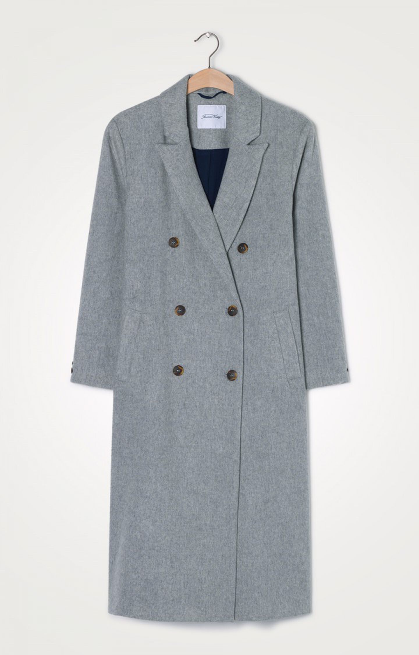 Abrigo Vyenna - GRIS JASPEADO Gris | American