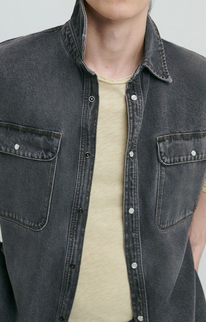 Men's shirt Orywood, BLACK, hi-res-model