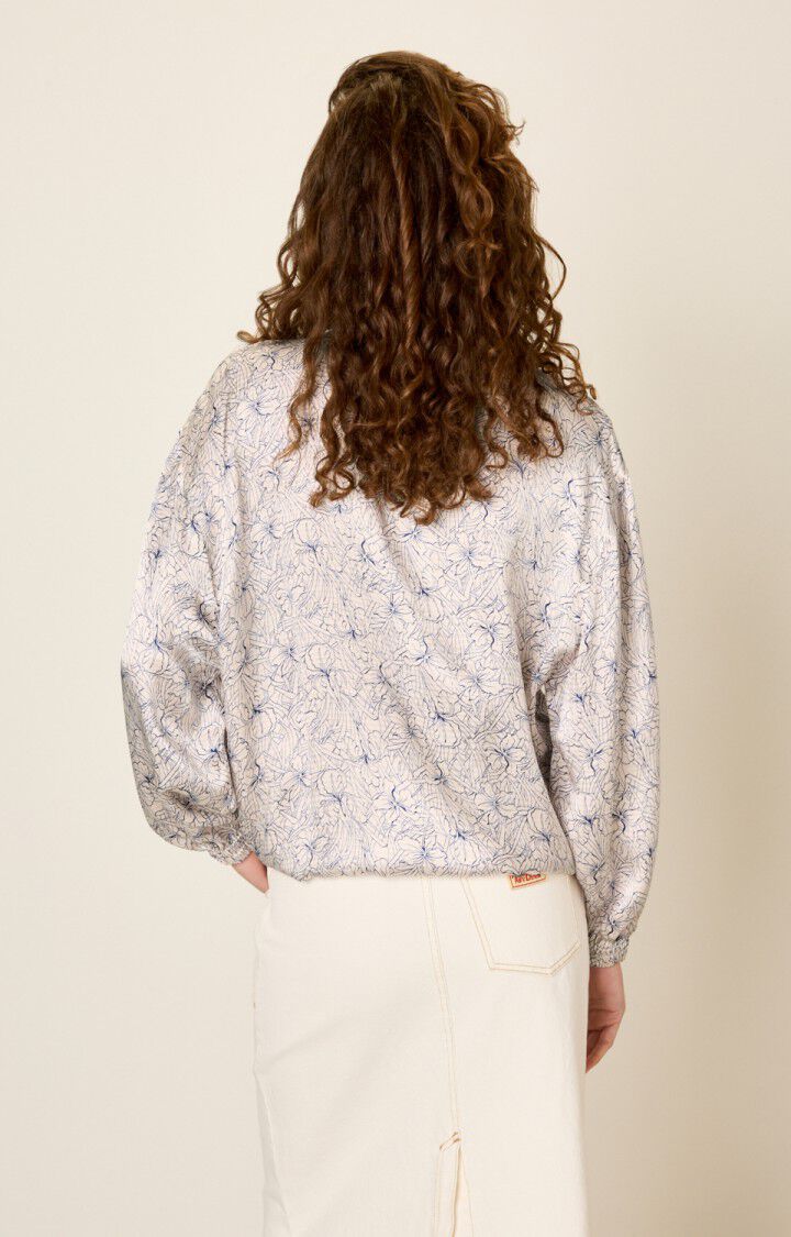 Women's jacket Shaning - NINA - White - Bleu - XS-S