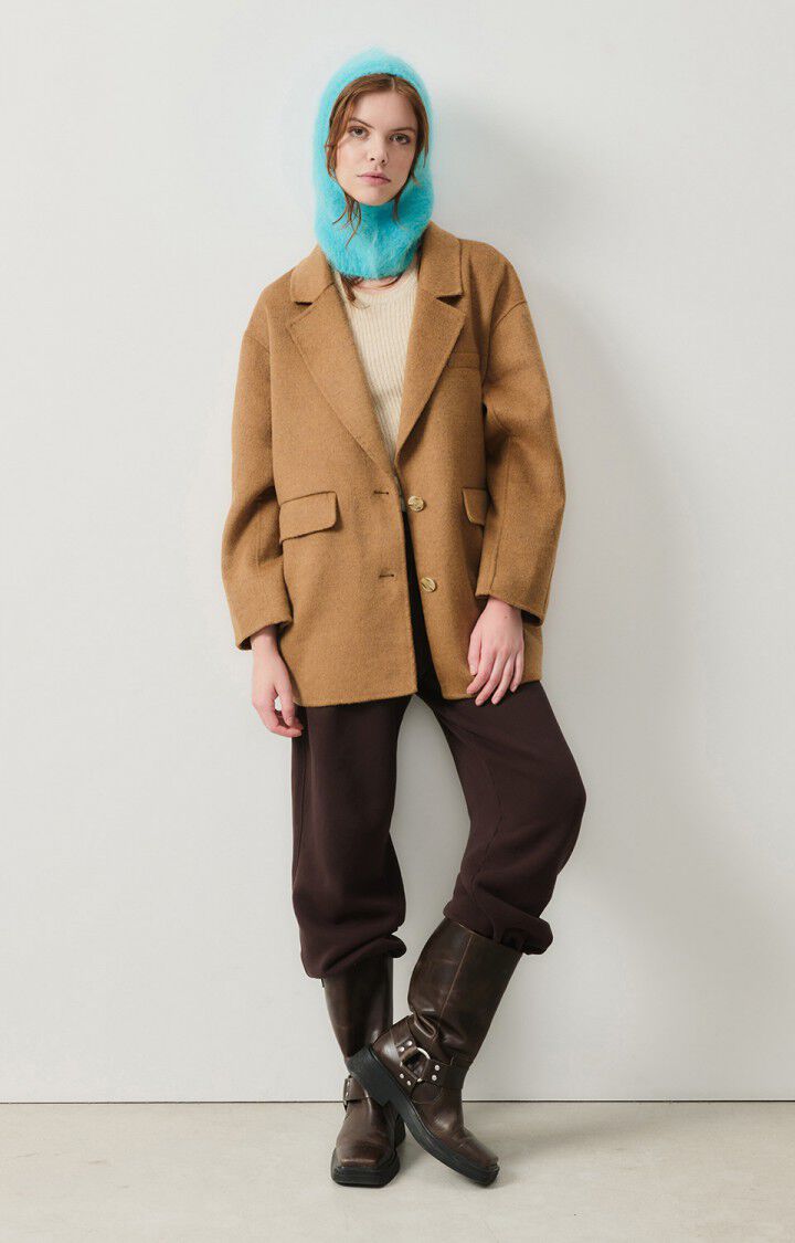 Women's coat Dadoulove - MELANGE PEANUT - S