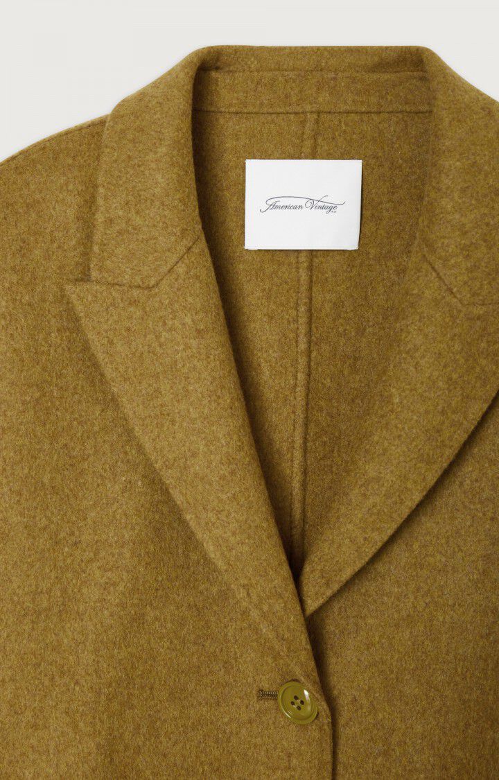 Women's coat Dadoulove, CAMEL MELANGE, hi-res