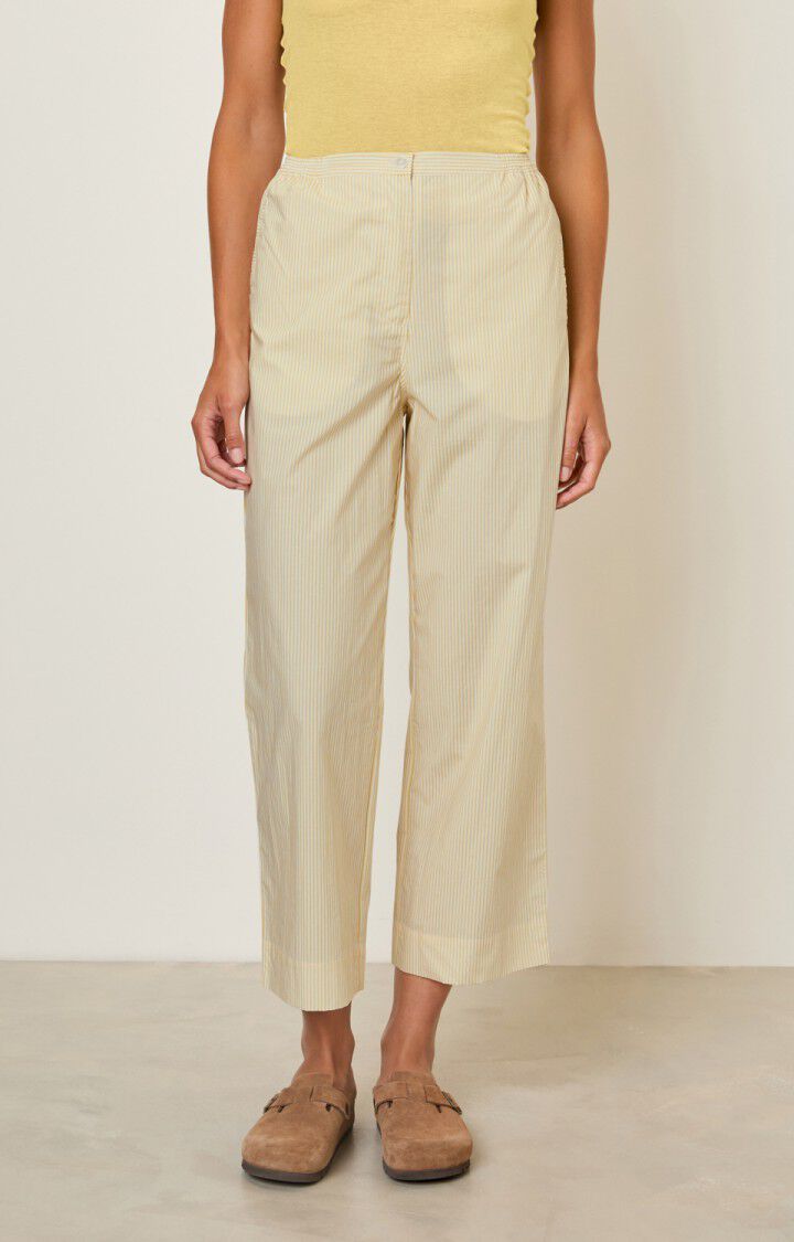 Damenhose Eliabay - GELBE STREIFEN - Wei&szlig; - Jaune