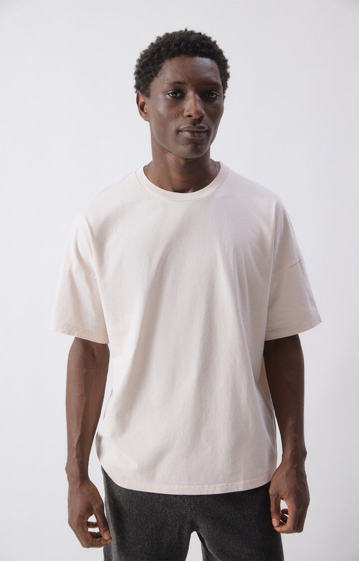 T-shirt homme Fizvalley - PANNACOTTA VINTAGE - Beige