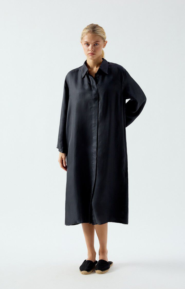 Women's dress Luabird - CARBON - Black