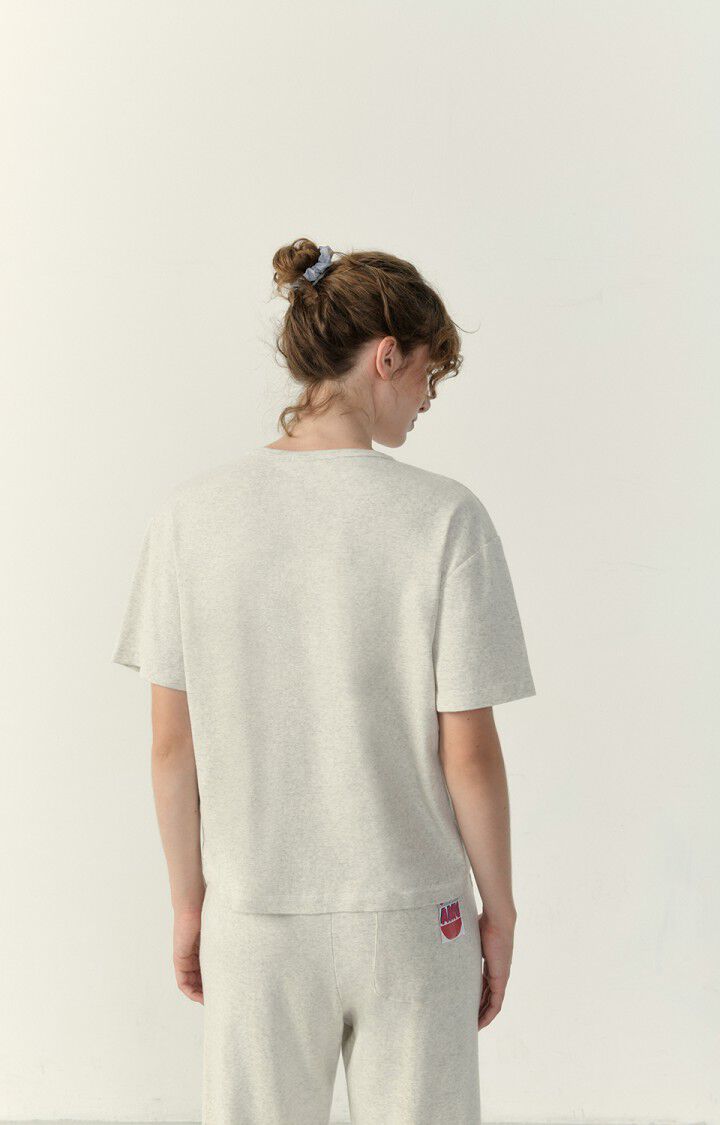 Women's t-shirt Bozy, MELANGE CREAM, hi-res-model