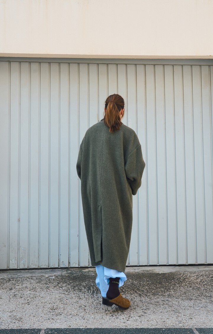 Women's coat Ziffow, MELANGE LICHEN, hi-res-model