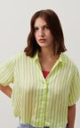 Women's shirt Shaning, FLUORESCENT YELLOW STRIPES, hi-res-model