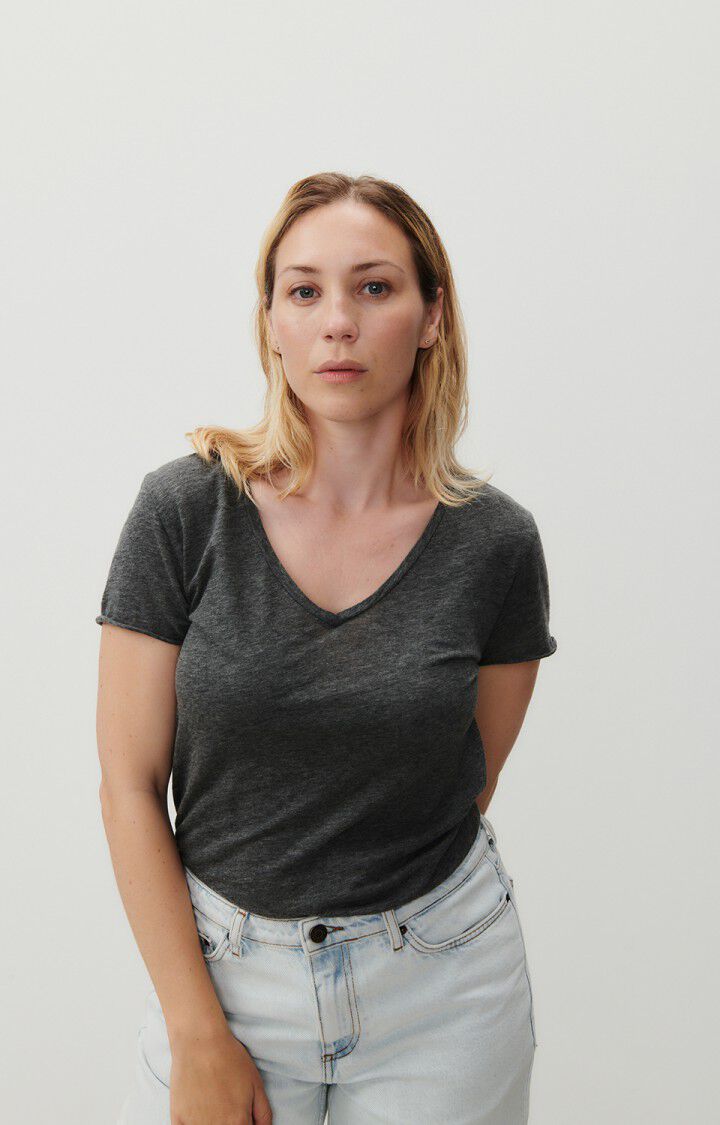 Women's t-shirt Jacksonville, MELANGE CHARCOAL, hi-res-model