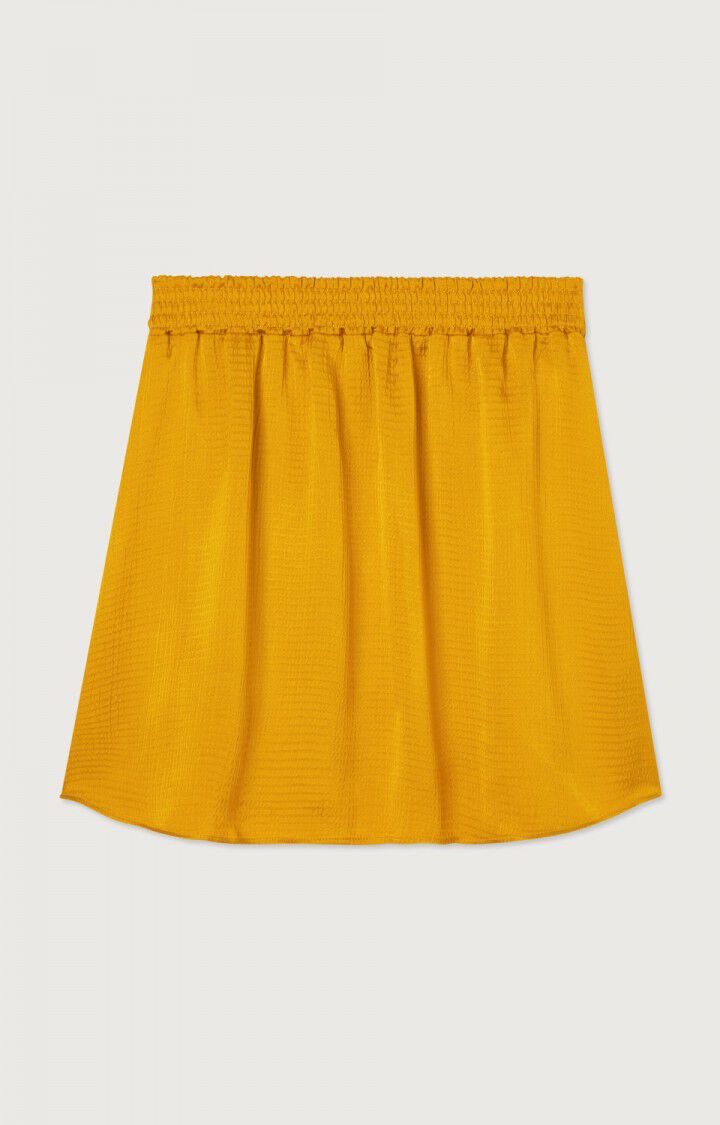Women\'s skirt Shaning - Yellow - TUMERIC Short American | E23 Vintage