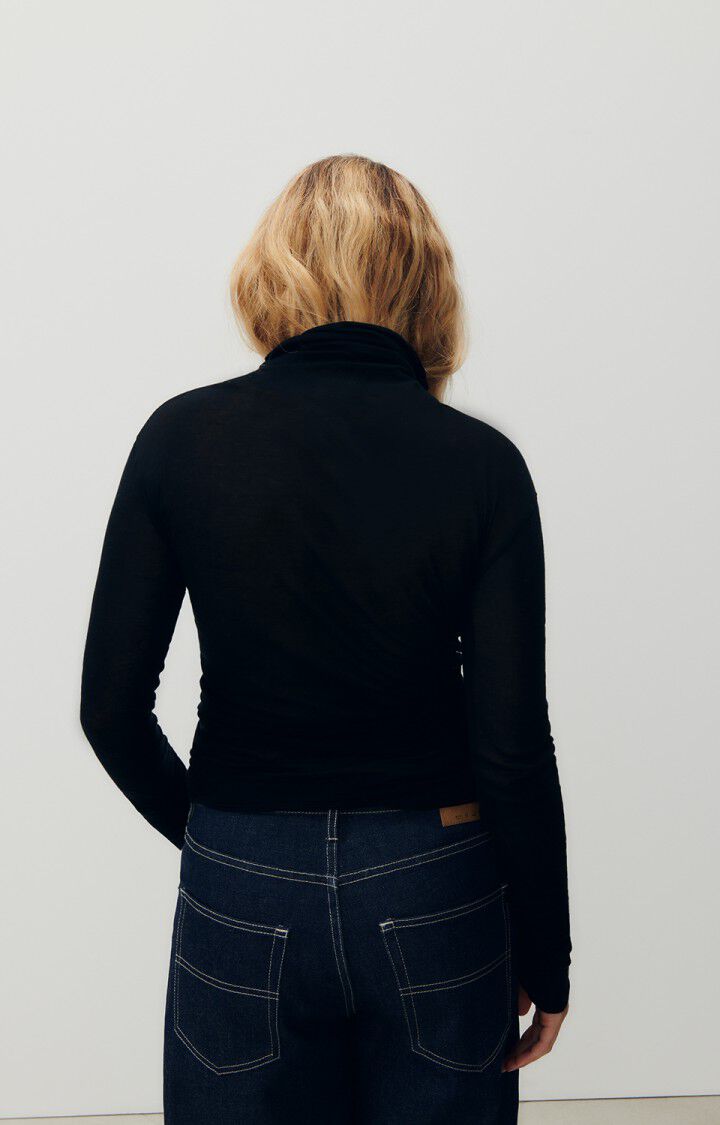 Women's t-shirt Massachusetts, BLACK, hi-res-model