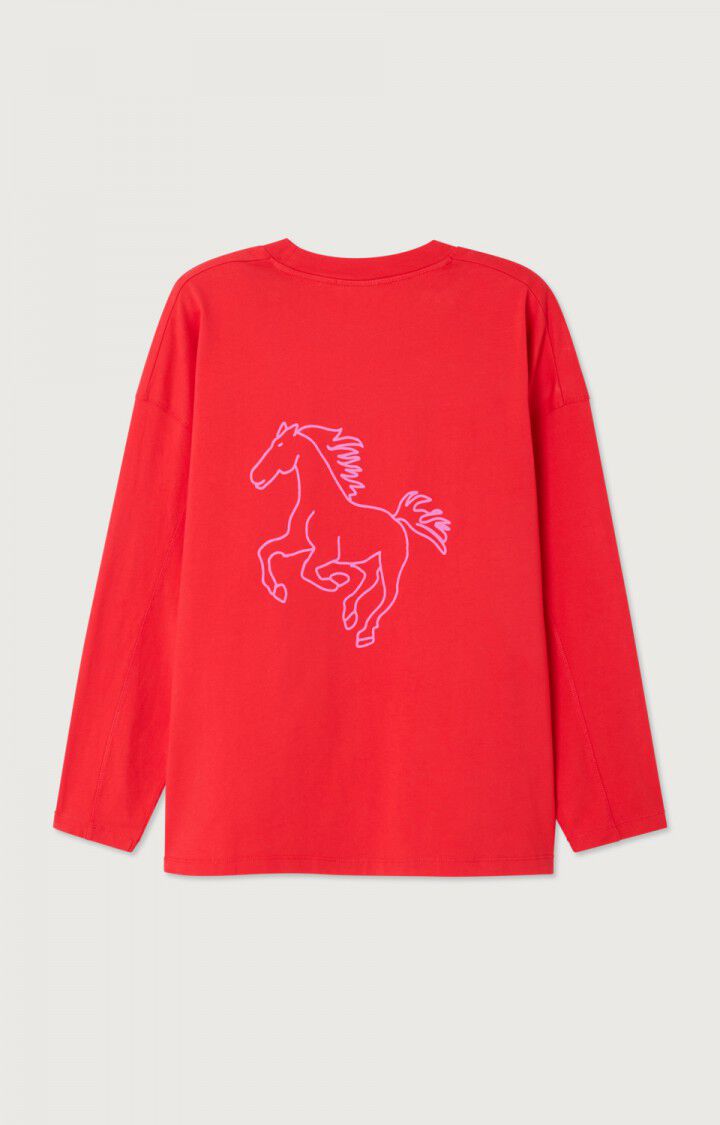 Women's T-shirt Gixy - Happy Lunar New Year 2026, RED, hi-res