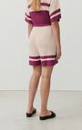 Women's shorts Pagaville, ECRU AND INDIAN PINK, hi-res-model