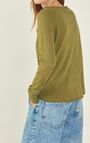 T-shirt femme Sonoma, OLIVE VINTAGE, hi-res-model