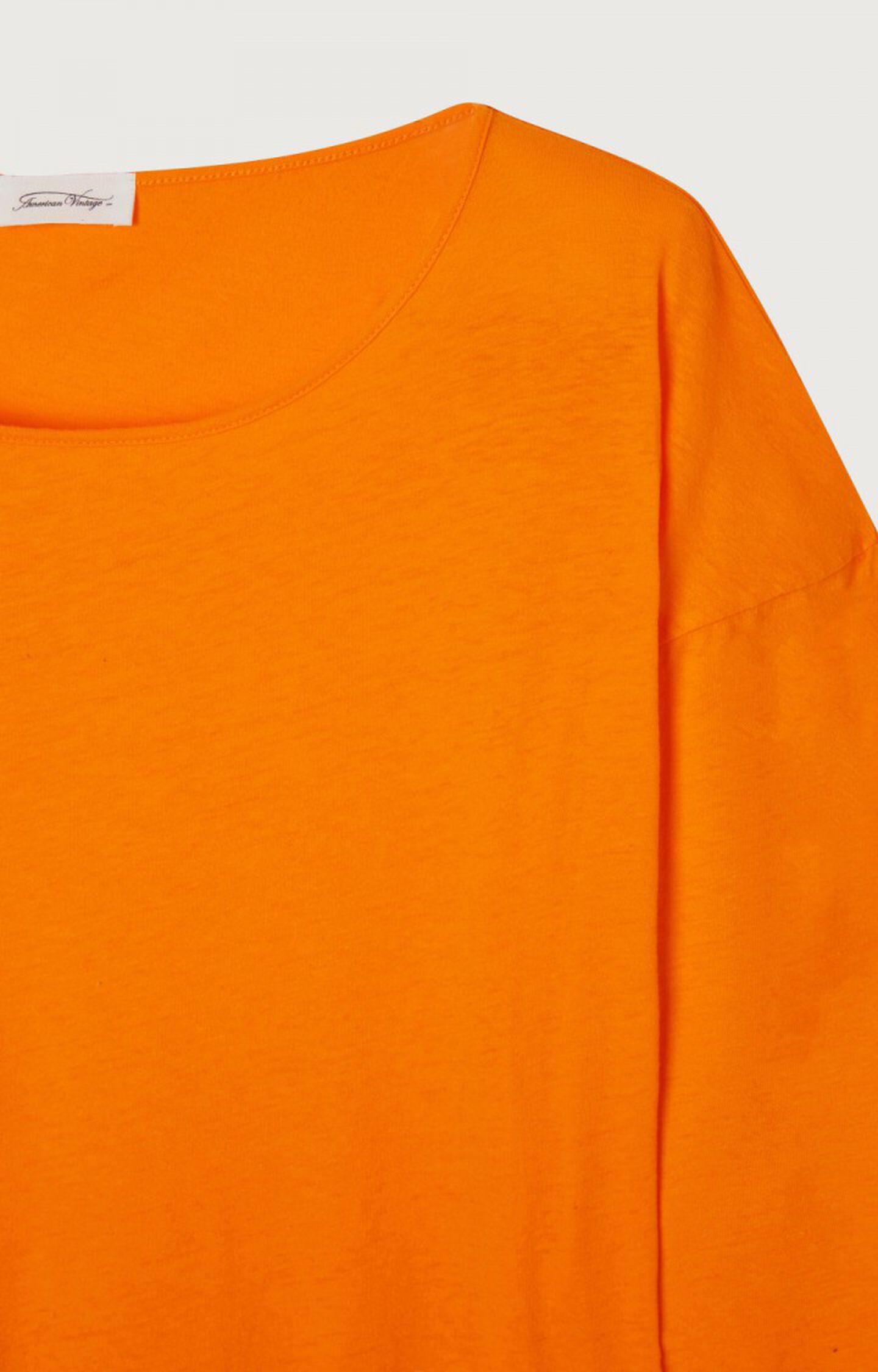 T-shirt femme Aksun - VITAMINES 53 Manches longues Orange - H23