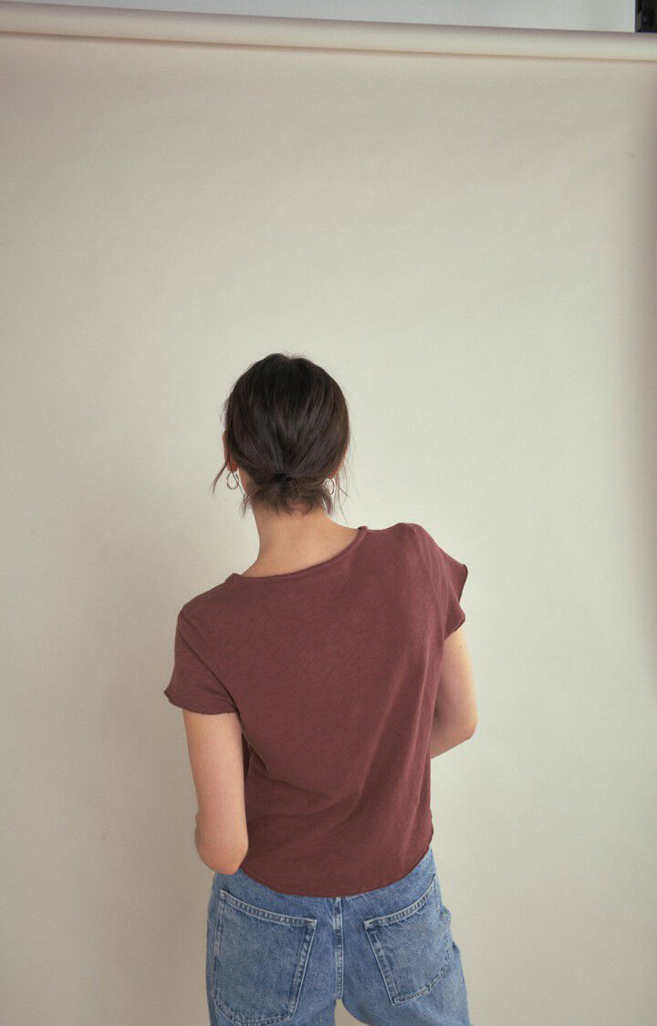 T-shirt femme Sonoma, GRENAT VINTAGE, hi-res-model