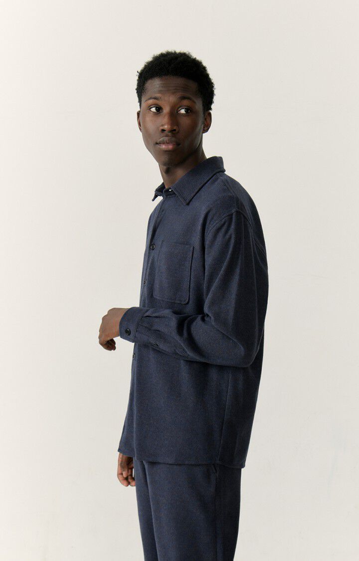 Men's shirt Nayabay, MOTTLED NAVY, hi-res-model