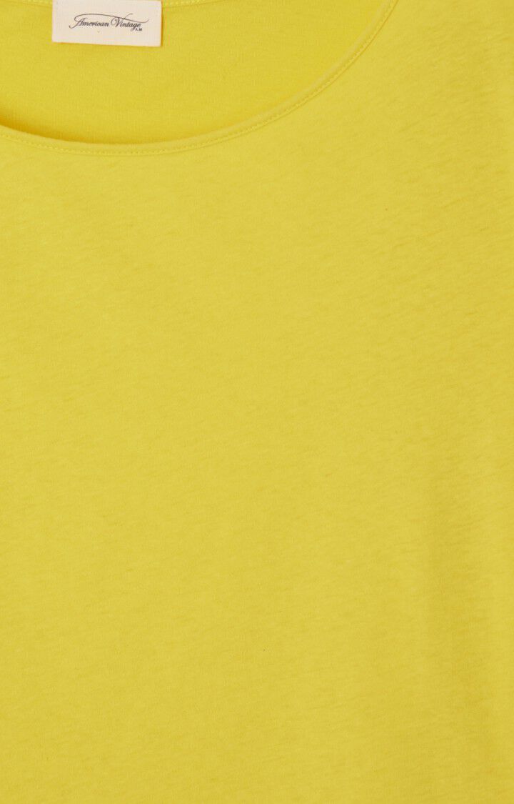 Dames-T-shirt Aksun - VONK VINTAGE - Geel - S