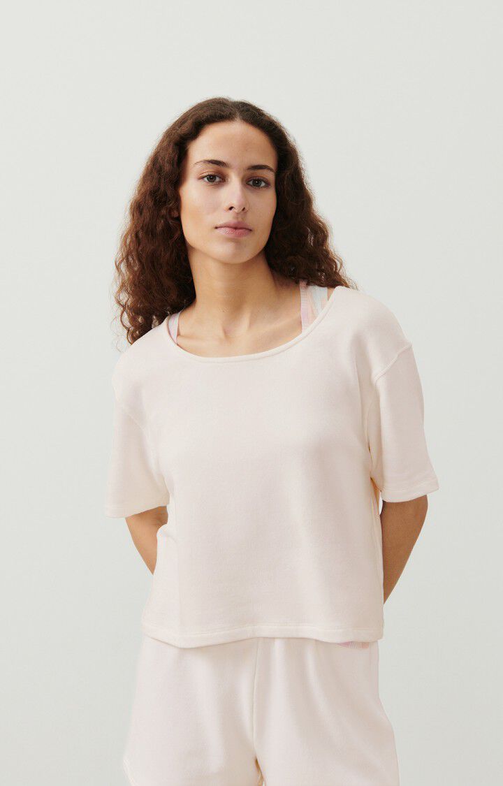 Women's t-shirt Hapylife, VINTAGE DOVE, hi-res-model