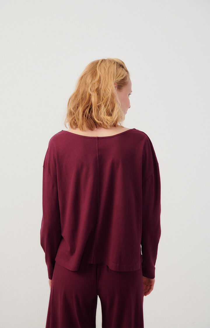 Women's t-shirt Vupaville, BURGUNDY, hi-res-model
