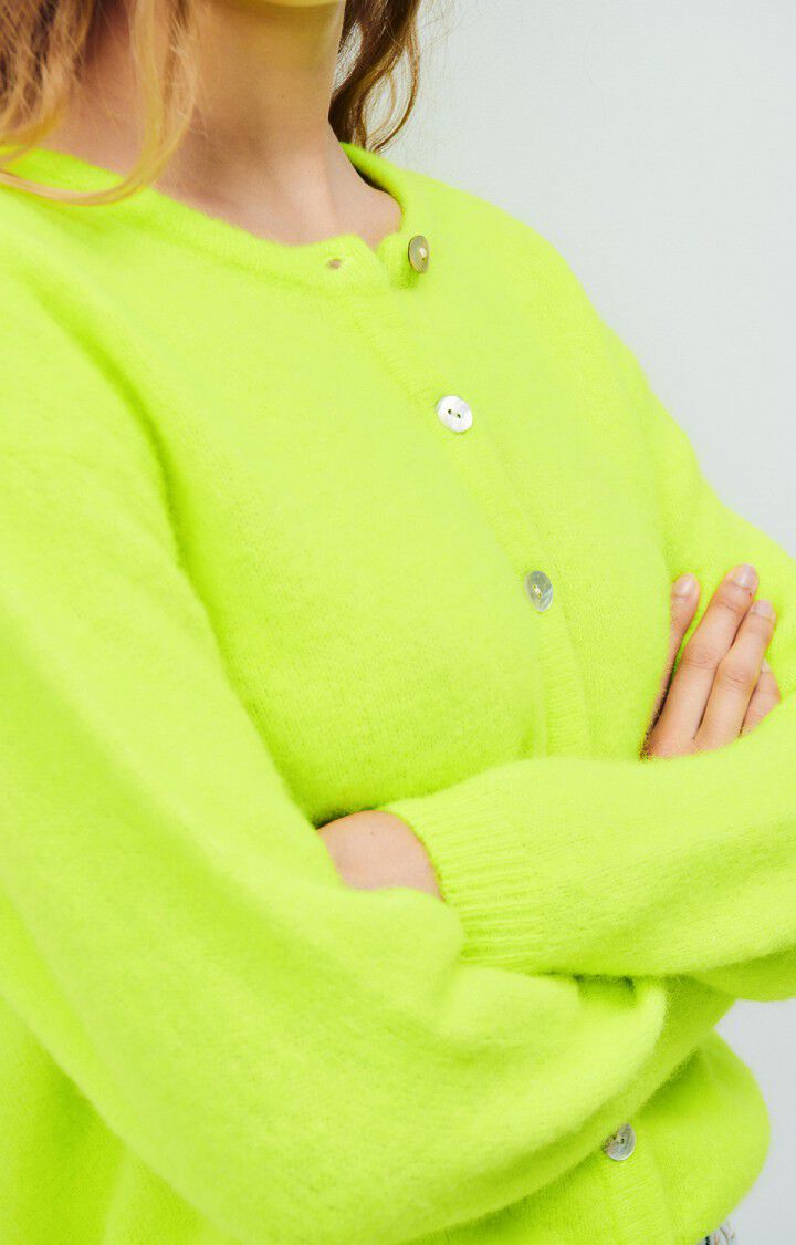 Gilet femme Vitow, JAUNE FLUO CHINE, hi-res-model