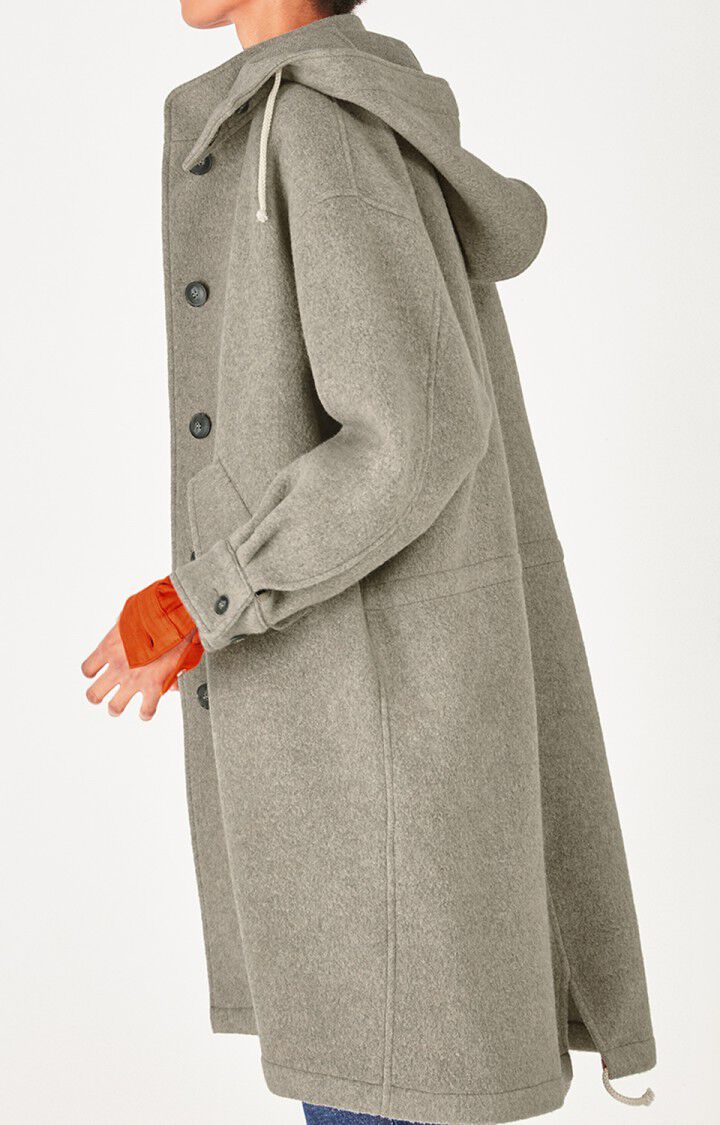 Women's coat Byebye - FIELD MOUSE MELANGE Gris - H20 | American Vintage