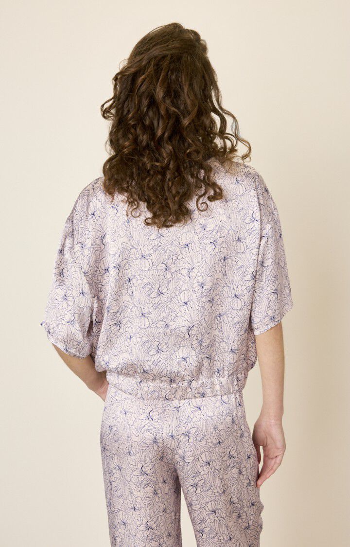 Women's top Shaning - NINA - White - Bleu - S