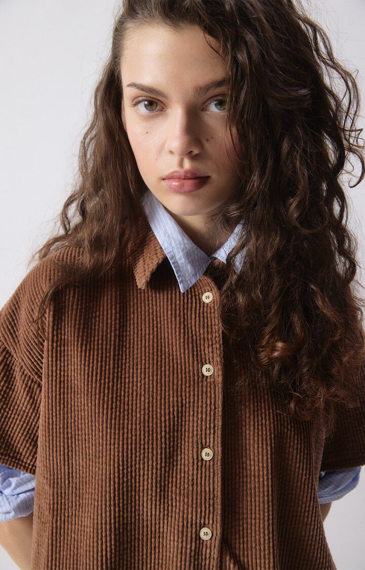 Women's shirt Padow, CANDIED CHESTNUT VINTAGE, hi-res-model