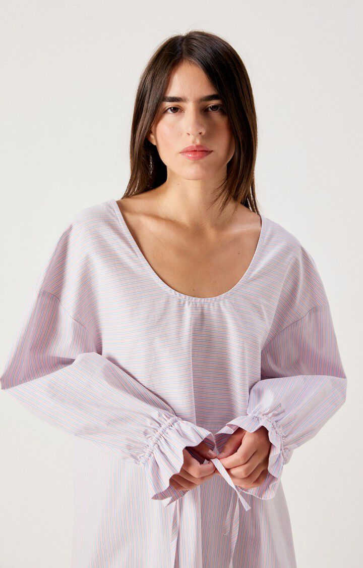 Robe femme Soabird - RAYURES DOUCEUR - Rose - Violet - Rouge