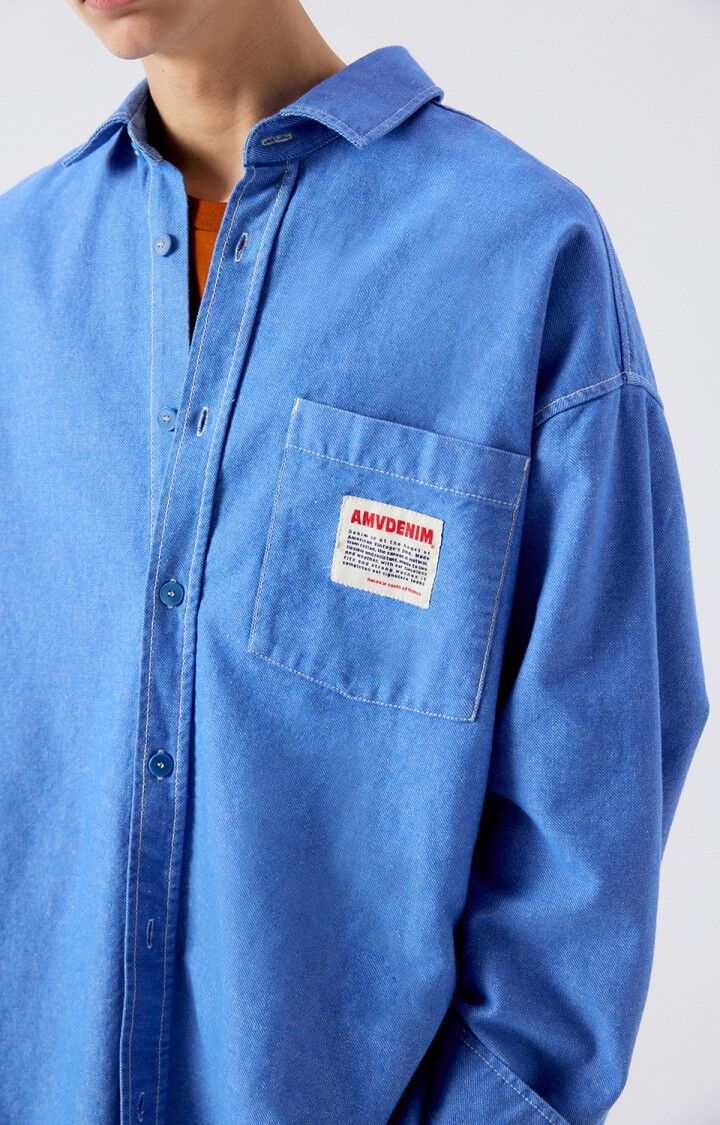 Men's shirt Pusway, WATERFALL, hi-res-model