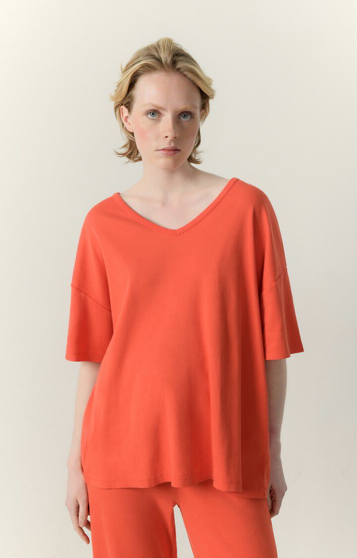 Damen-T-Shirt Zelym, TOMATE VINTAGE, hi-res-model