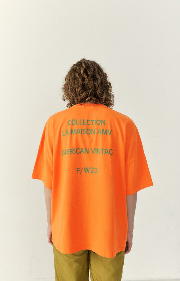 Camiseta mixta Fizvalley, NARANJADA, hi-res-model