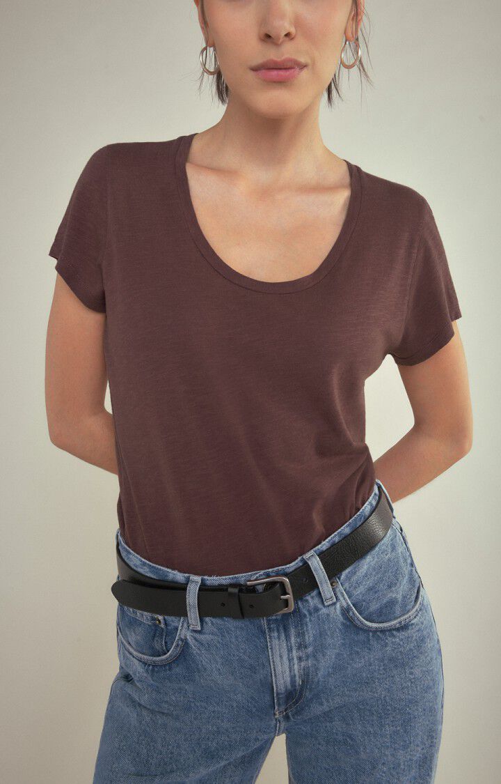 T-shirt femme Jacksonville, GRENAT VINTAGE, hi-res-model
