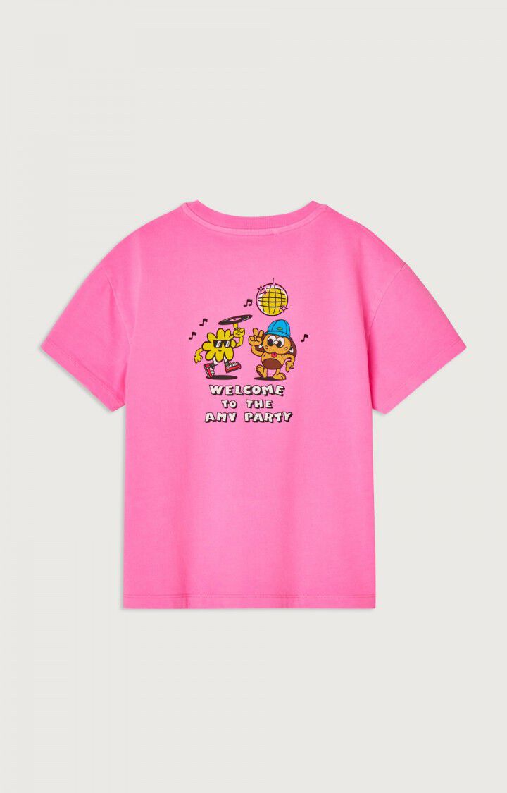 T-shirt enfant Fizvalley, ROSE FLUO, hi-res