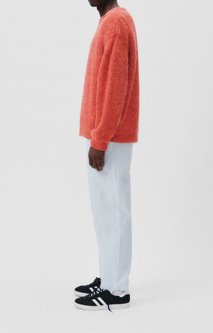 Pull homme East - CAPUCINE CHINE - Rouge - S