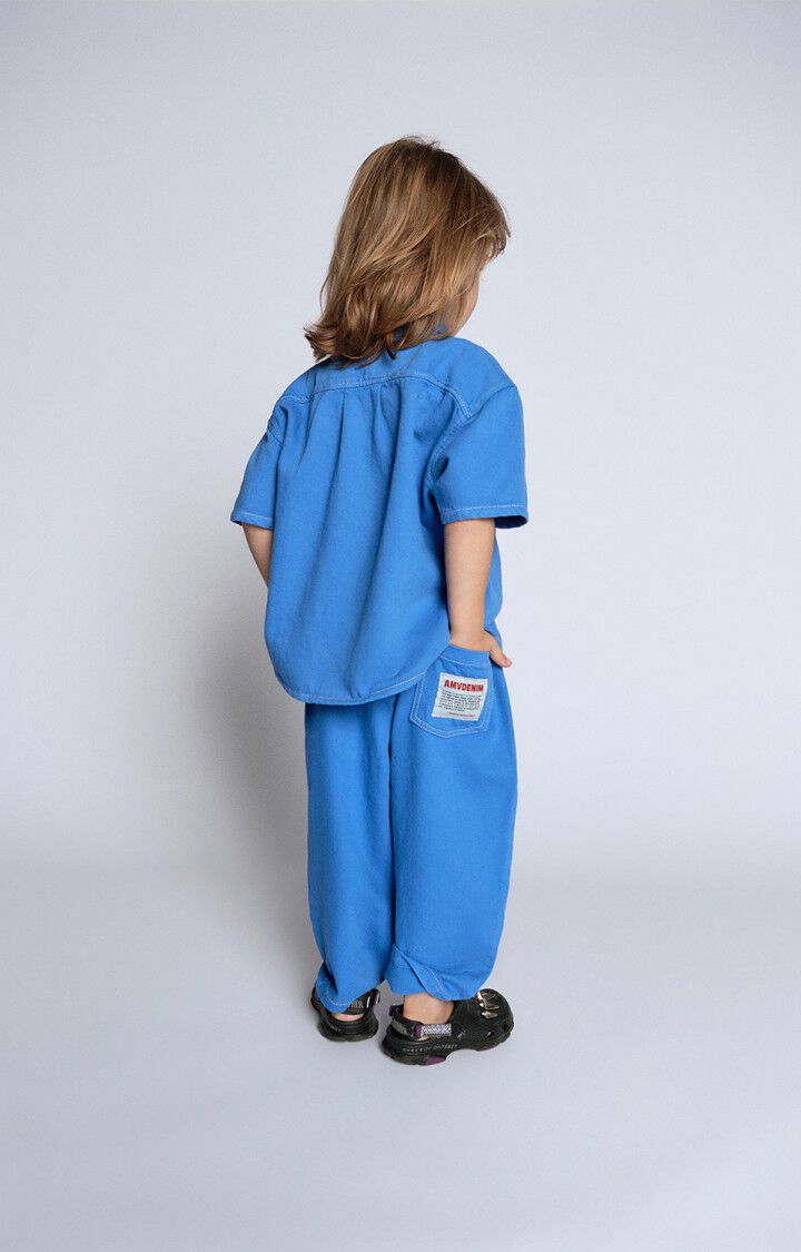 Kids' trousers Pusway - WATERFALL - Blue - 3