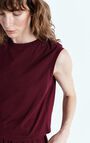 Women's tank top Ouky, VINTAGE BURGUNDY, hi-res-model