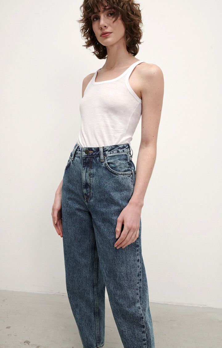 Women's big carrot jeans Ivagood, BLUE STONE, hi-res-model