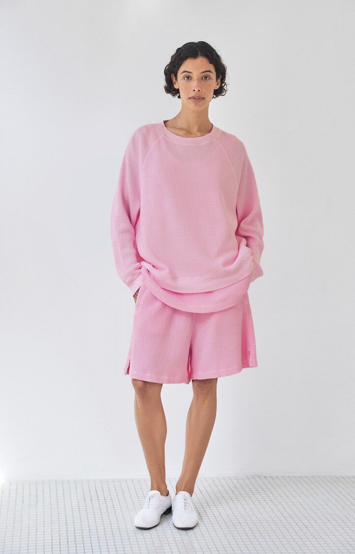 Felpa donna Uscow - MARSHMALLOW VINTAGE - Rosa