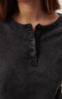 Camiseta mujer Sonoma, NEGRO VINTAGE, hi-res-model