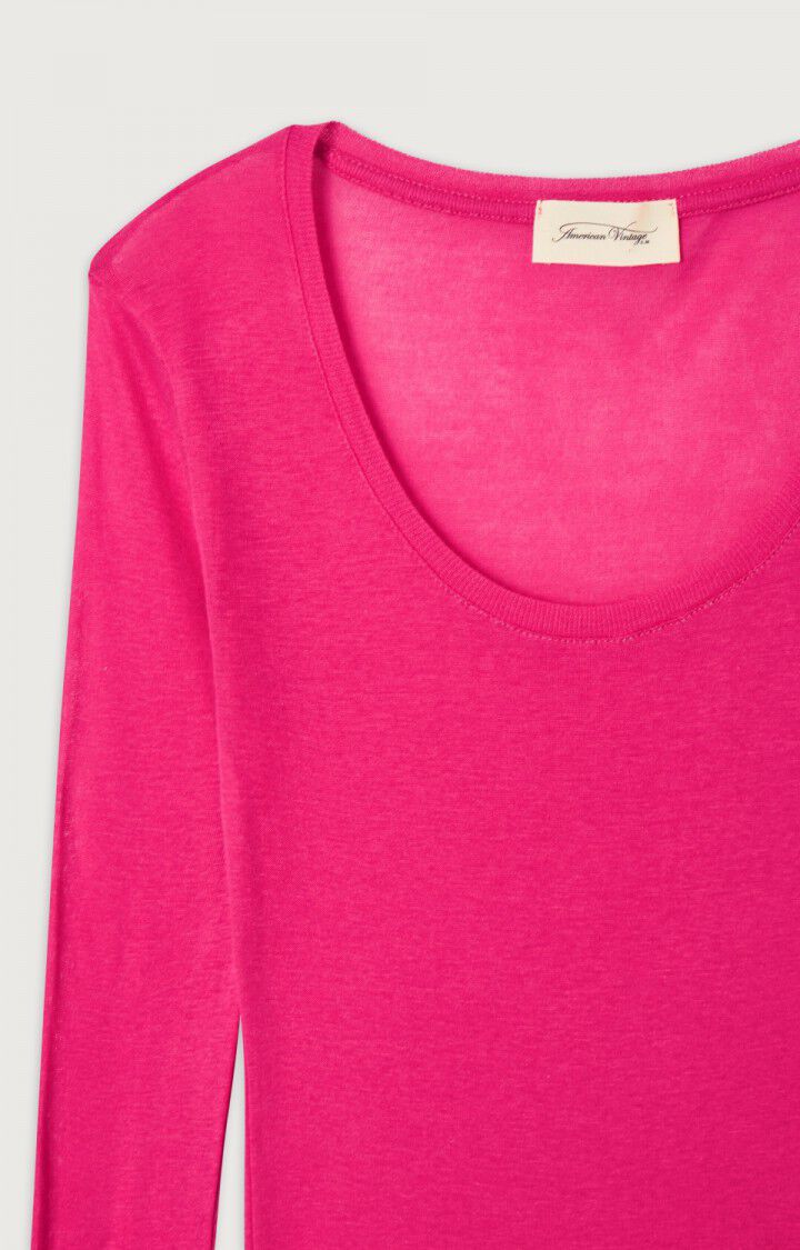 Damen-T-Shirt Massachusetts - FUCHSIE VINTAGE - Rosa - S