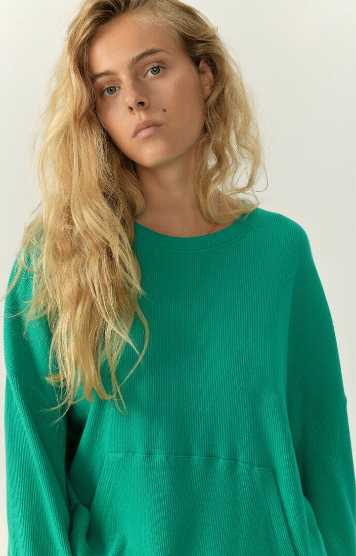 Women's sweatshirt Luto, LAMB'S LETTUCE, hi-res-model