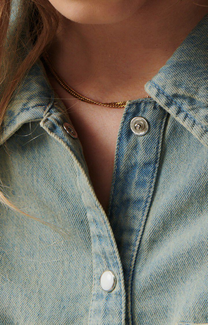 Women's shirt Fybee - DIRTY BEIGE - Blue - S