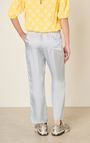 Pantaloni donna Gintown - PAULETTE - Bianco - Bleu - S