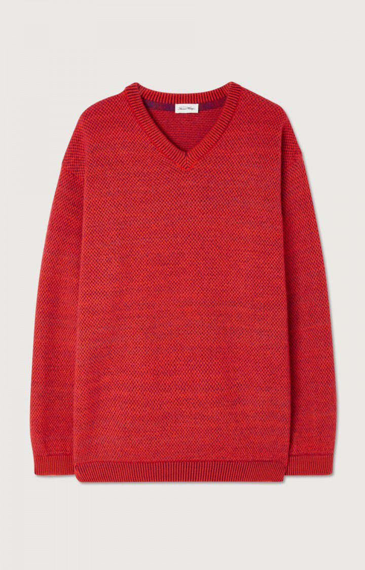 Pull homme Poabay, ROUGE MULTICHINE, hi-res